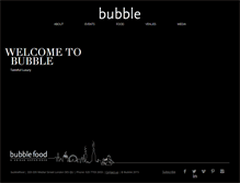 Tablet Screenshot of bubblefood.com